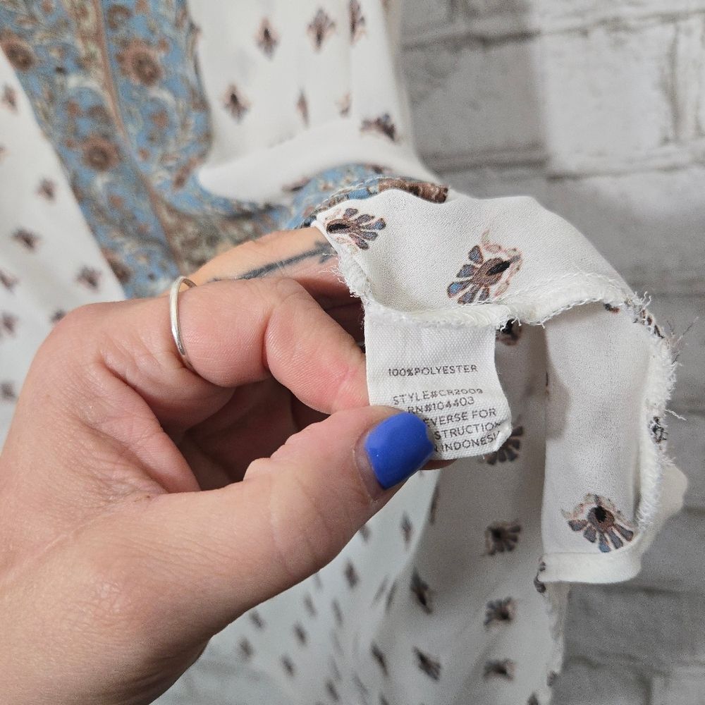 Blue Pepper‎ button down blouse - Picture 5 of 12